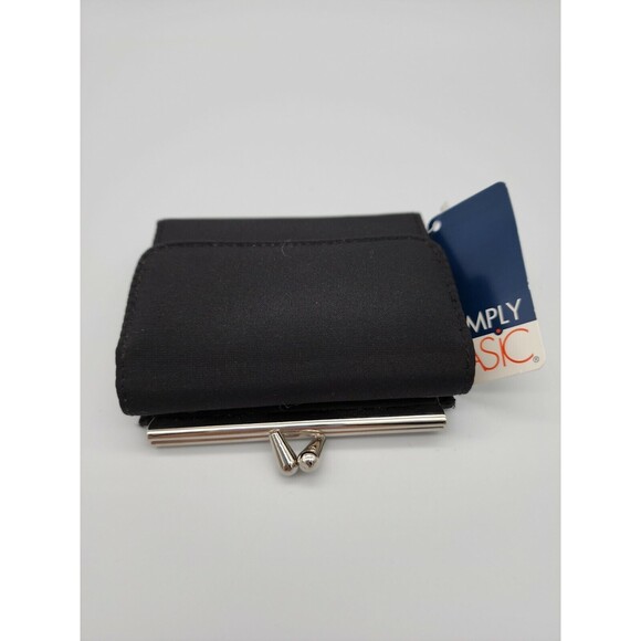 Simply Basic Frame Mini-Purse Change Purse NWT Microfiber Wallet - Picture 11 of 12